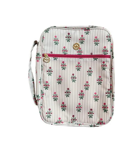 Bible Cover - Cottage Stripes - Mary Square