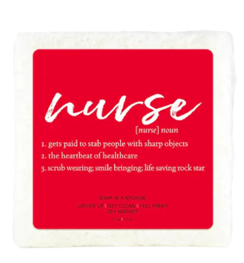 Soap in a Sponge -  Nurse  Caren Products