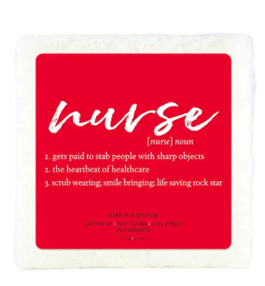 Soap in a Sponge -  Nurse  Caren Products