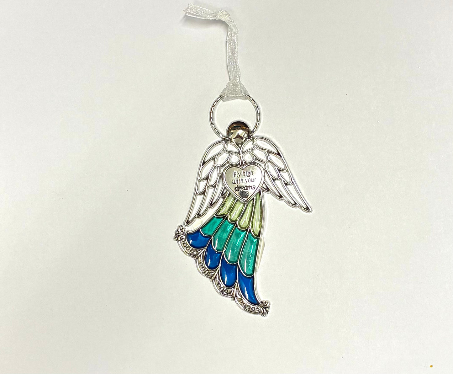 Ganz Stained Glass Miniature Angel Ornaments