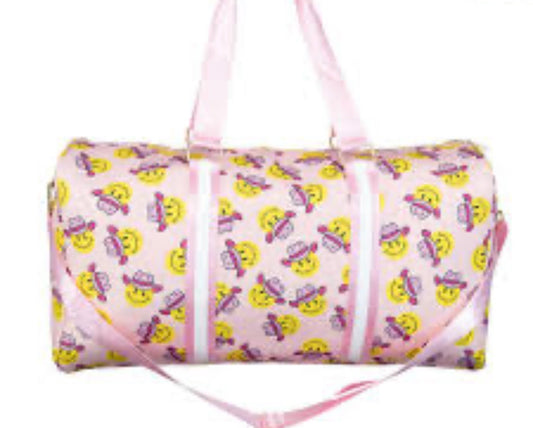 Katydid Cowboy Smiley Duffle