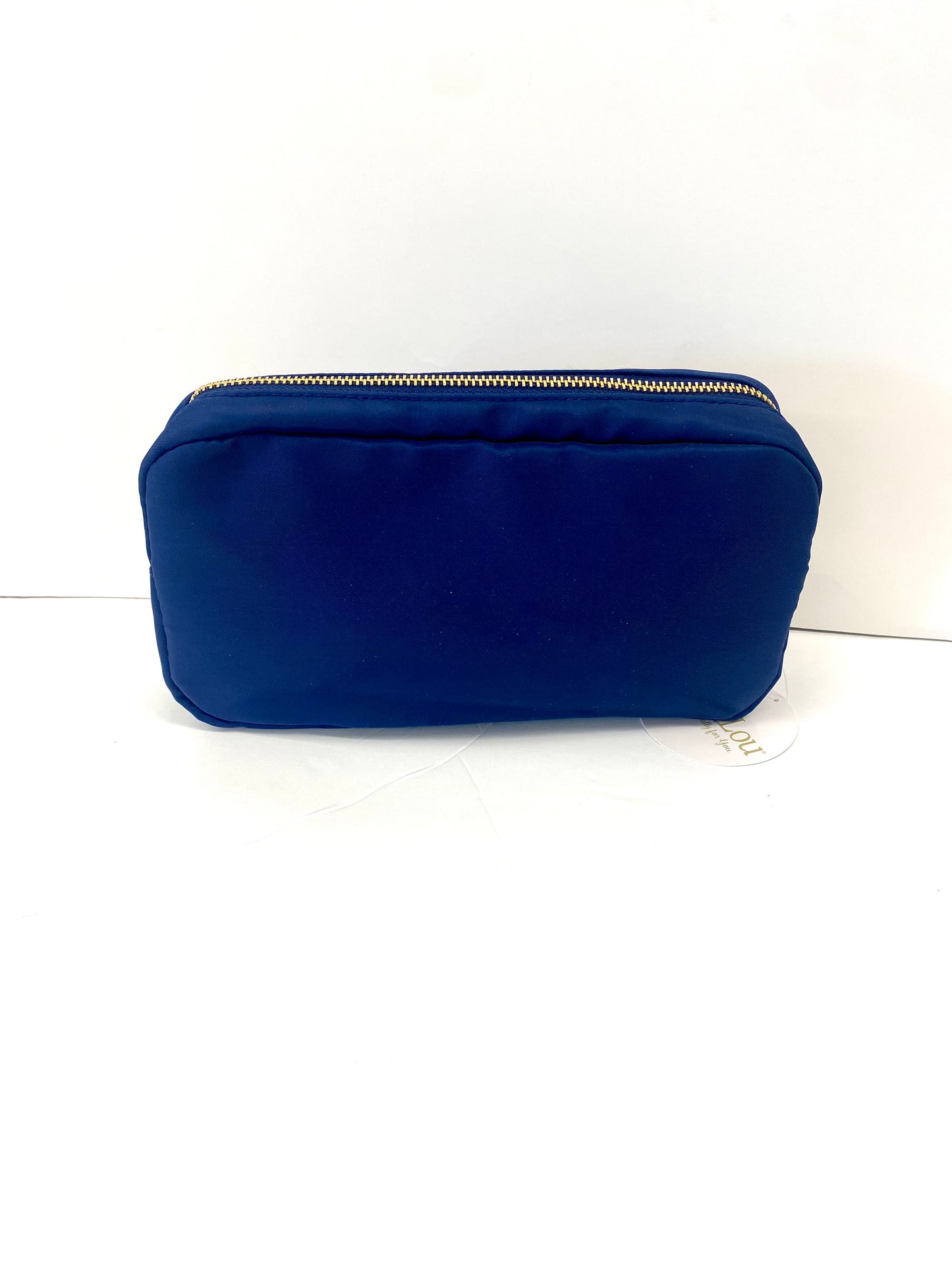 “Stuff” Navy Logan Accessory Bag by Viv & Lou