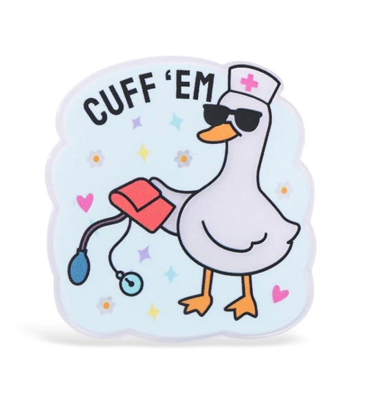 Cuff ‘EM Goose Acrylic - Badge Reel