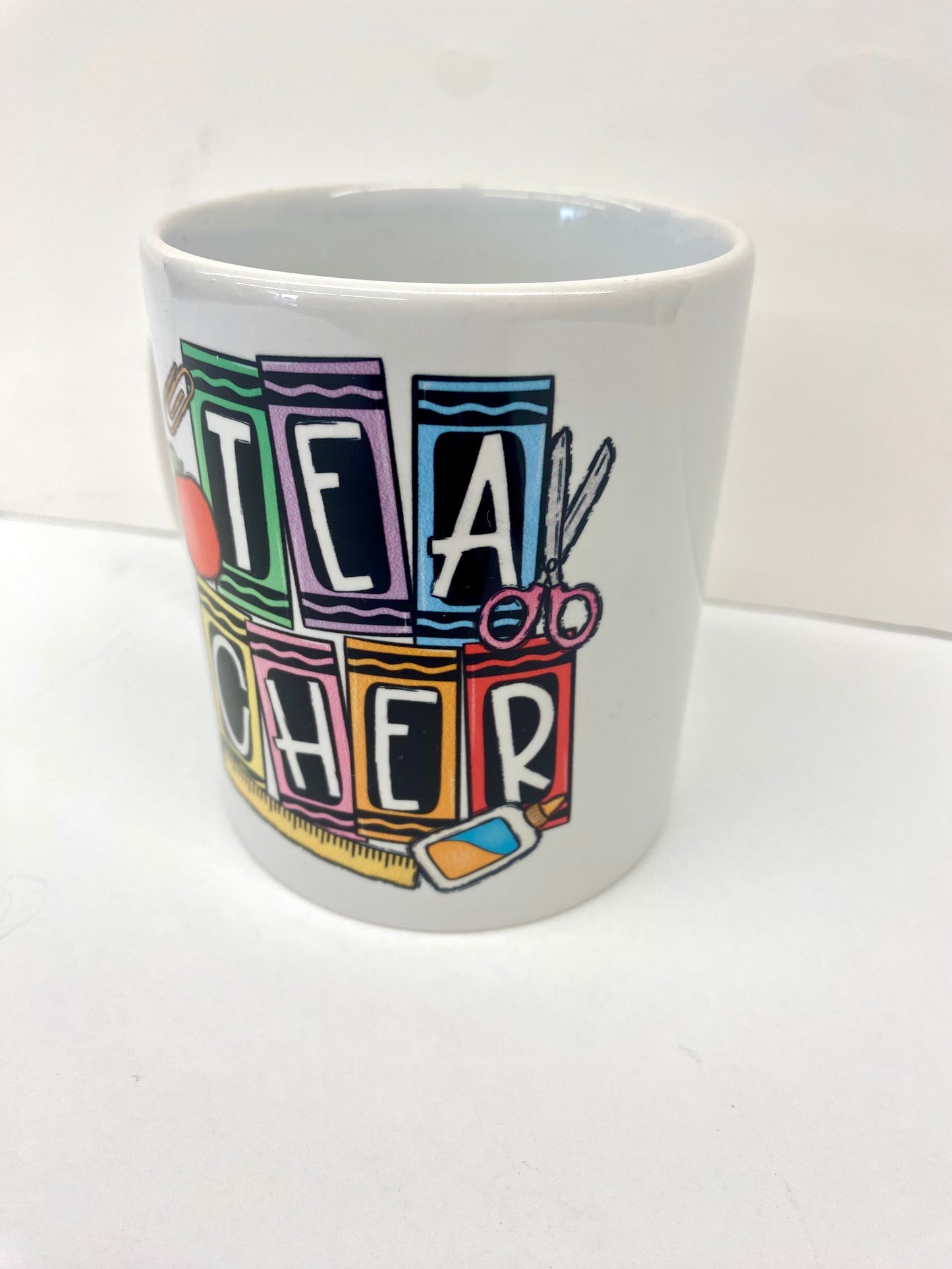 Crayon Colors Teacher Mug 11oz