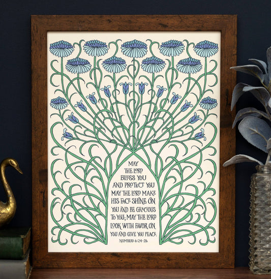 The Blessing Art Print - Numbers 6 (ESV)
