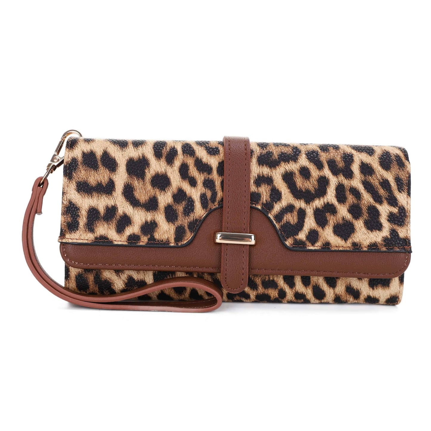 Grace Leopard Long Wallet