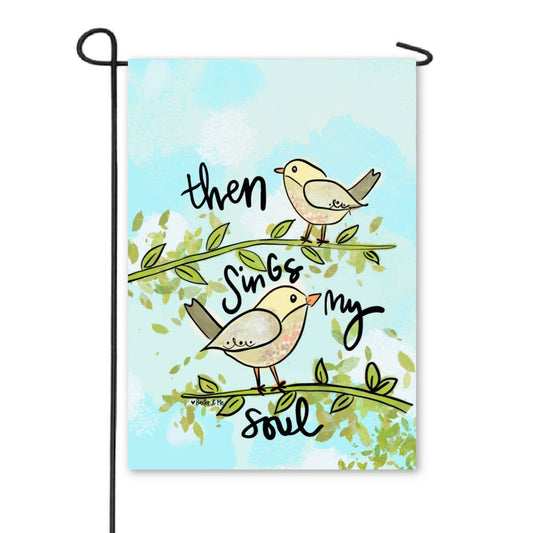 Then Sings my Soul Birds Garden Flag - Baxter & Me