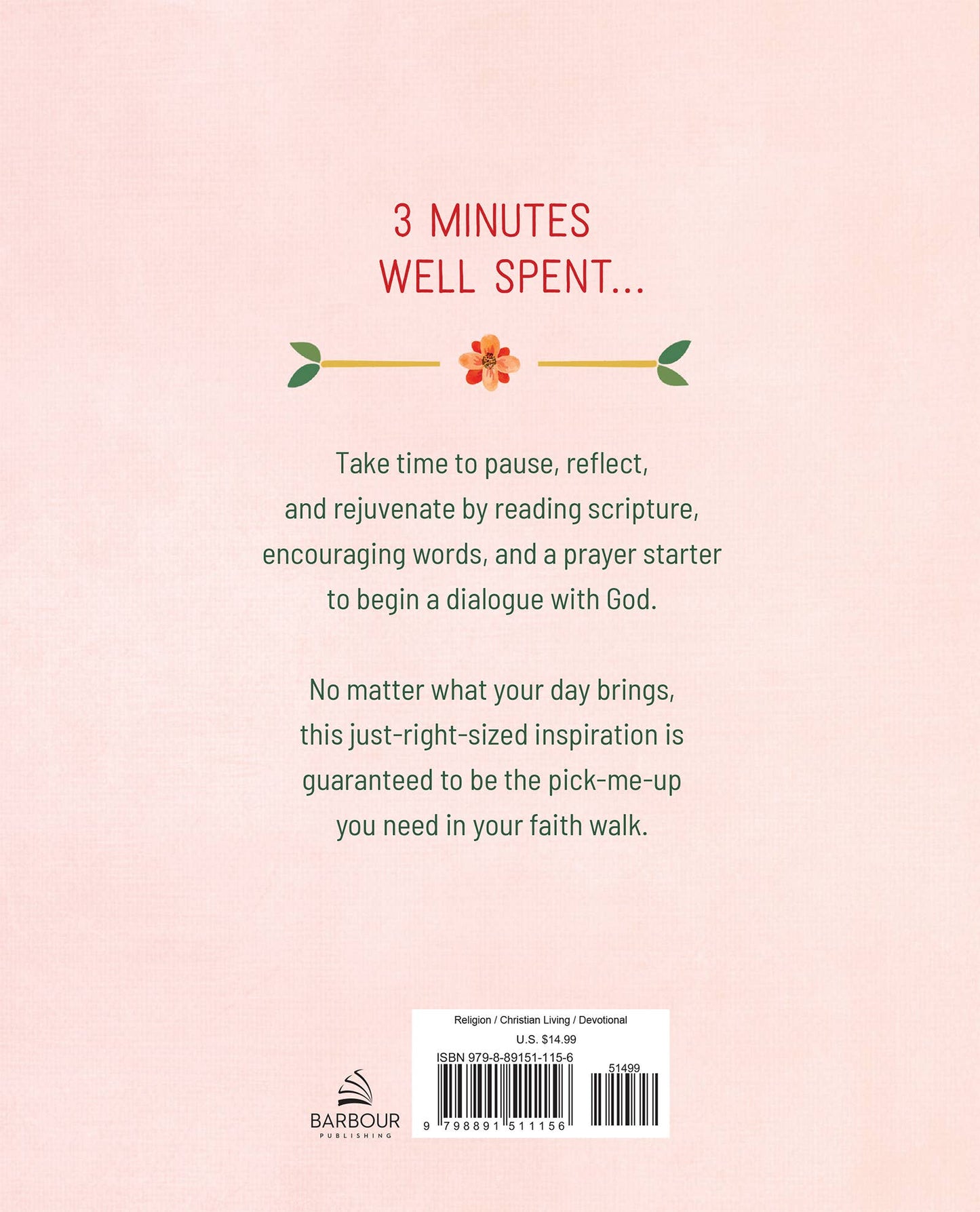 3-Minute Devotions for Women Large Print