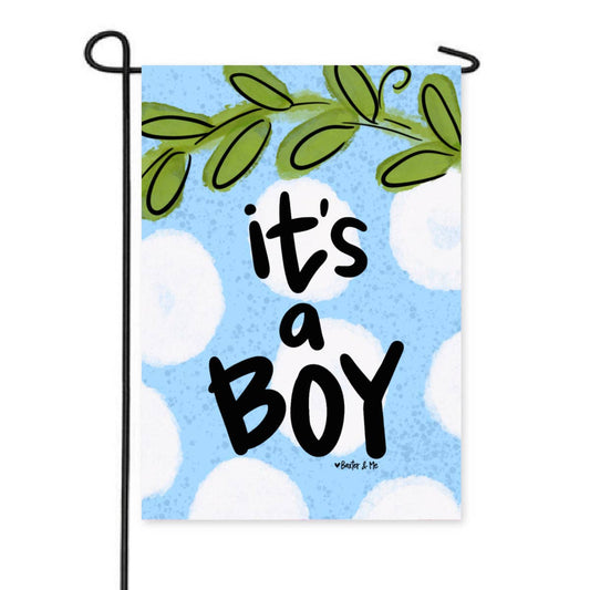 It's a Boy Garden Flag - Baxter & Me