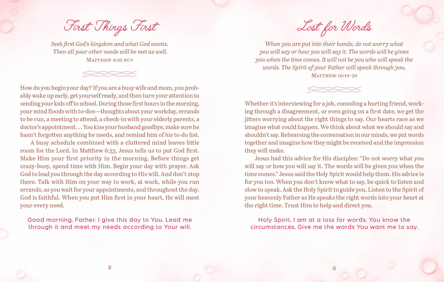 Living Water: Devotional Refreshment for a Woman's Soul