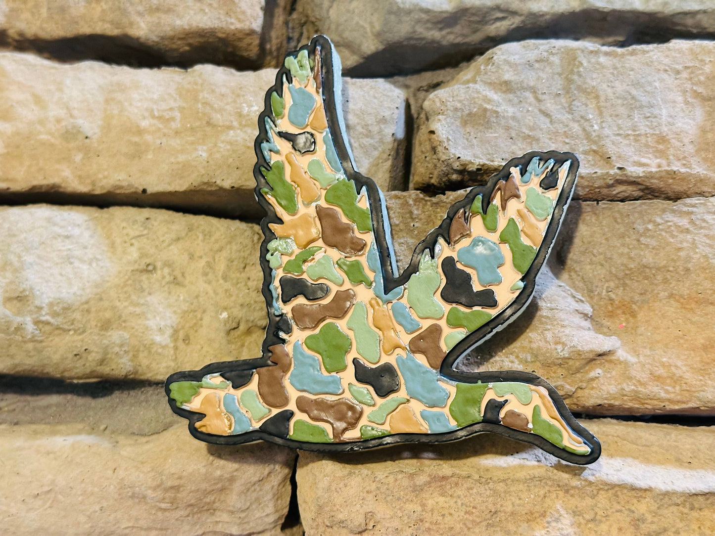 Camo Duck Car Freshie: Oilfield Trash