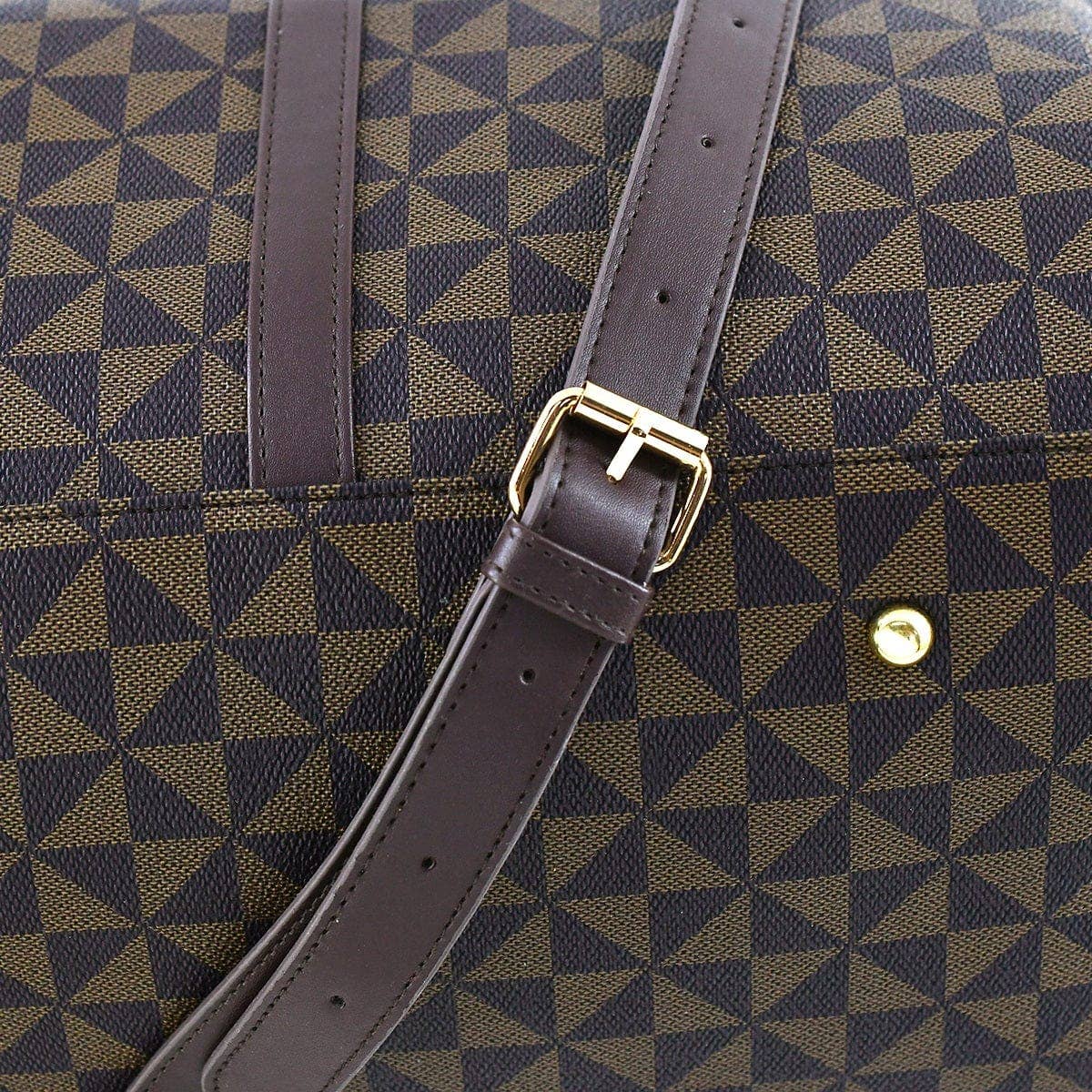 Charlotte Duffel Bag: Coffee Triangle