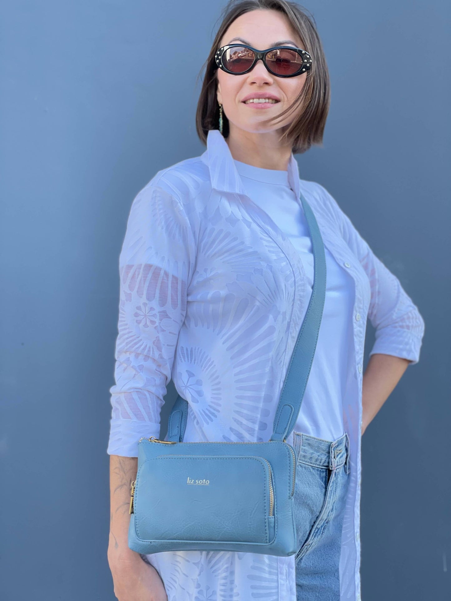 Jenni 3320 cross body: Sage