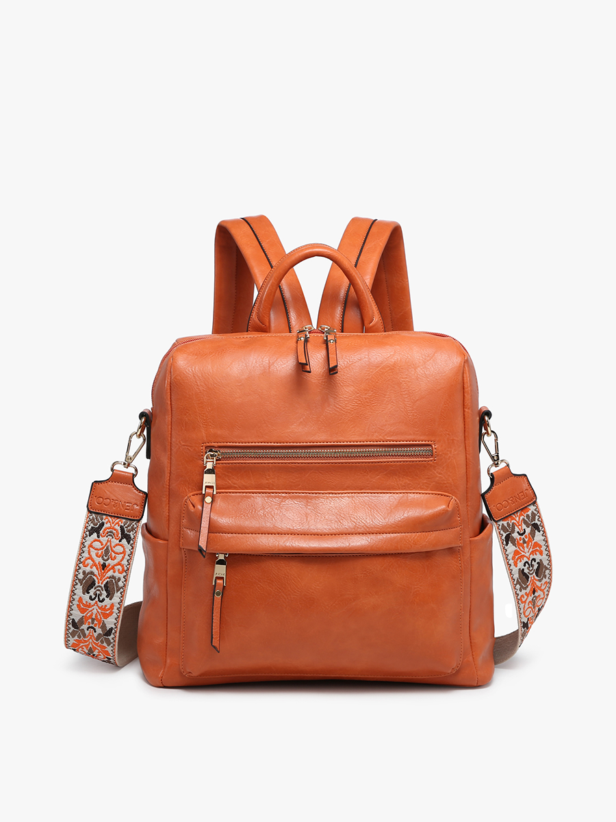 Amelia Convertible Backpack w/ Guitar Strap | Lt. Grey