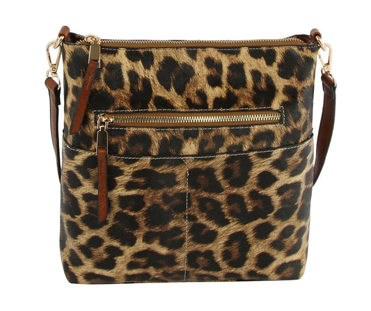 LQF038Z Fashion Crossbody Bag: Leopard