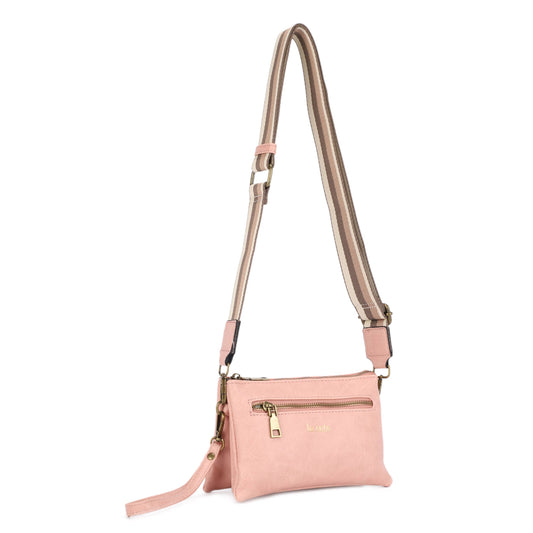 Chloe 3317 cross body or wristlet: Rose Gold - Liz Soto