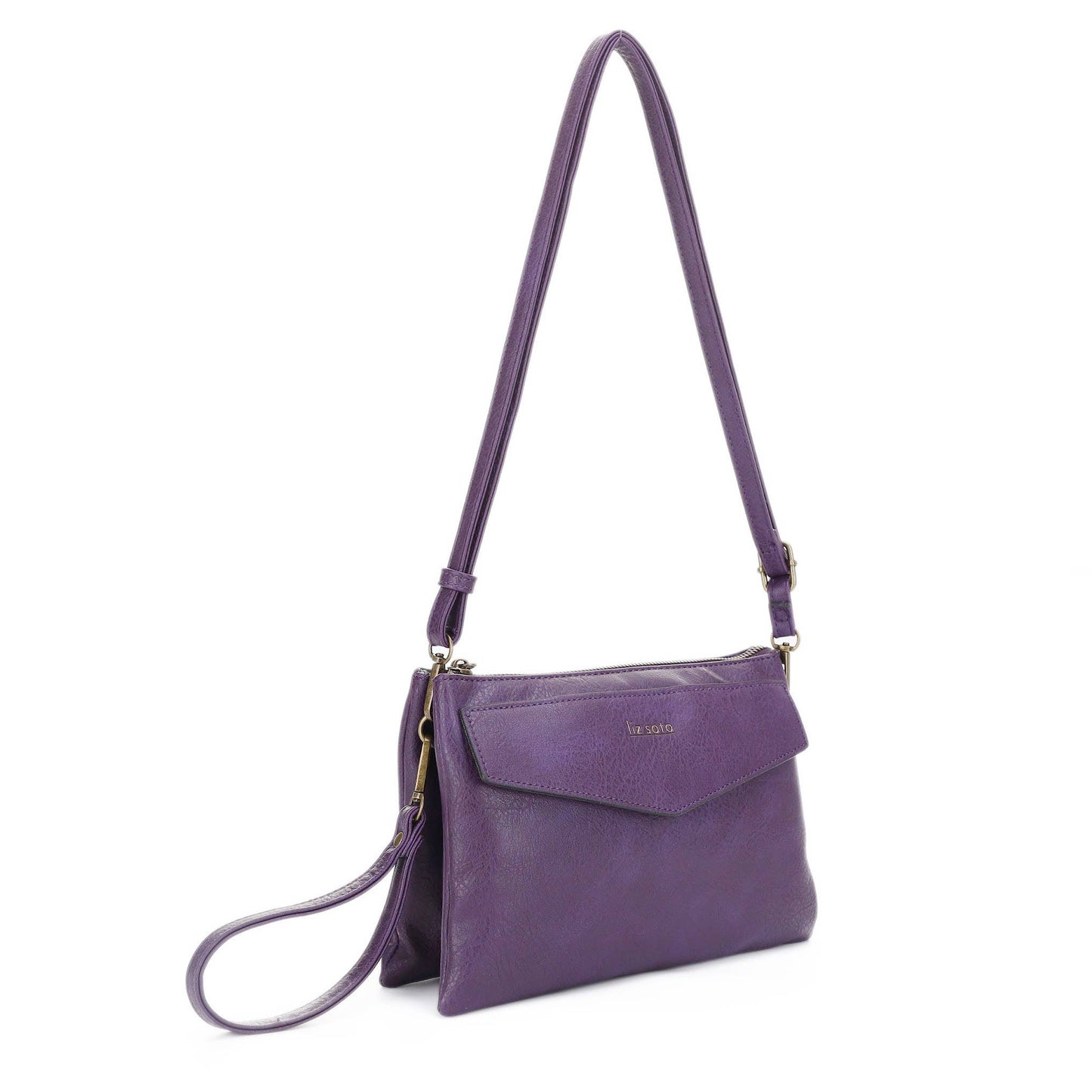 Lexi 3318 cross body with wristlet: Denim