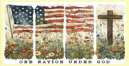 One Nation Under God Lumbar Pillow Swap