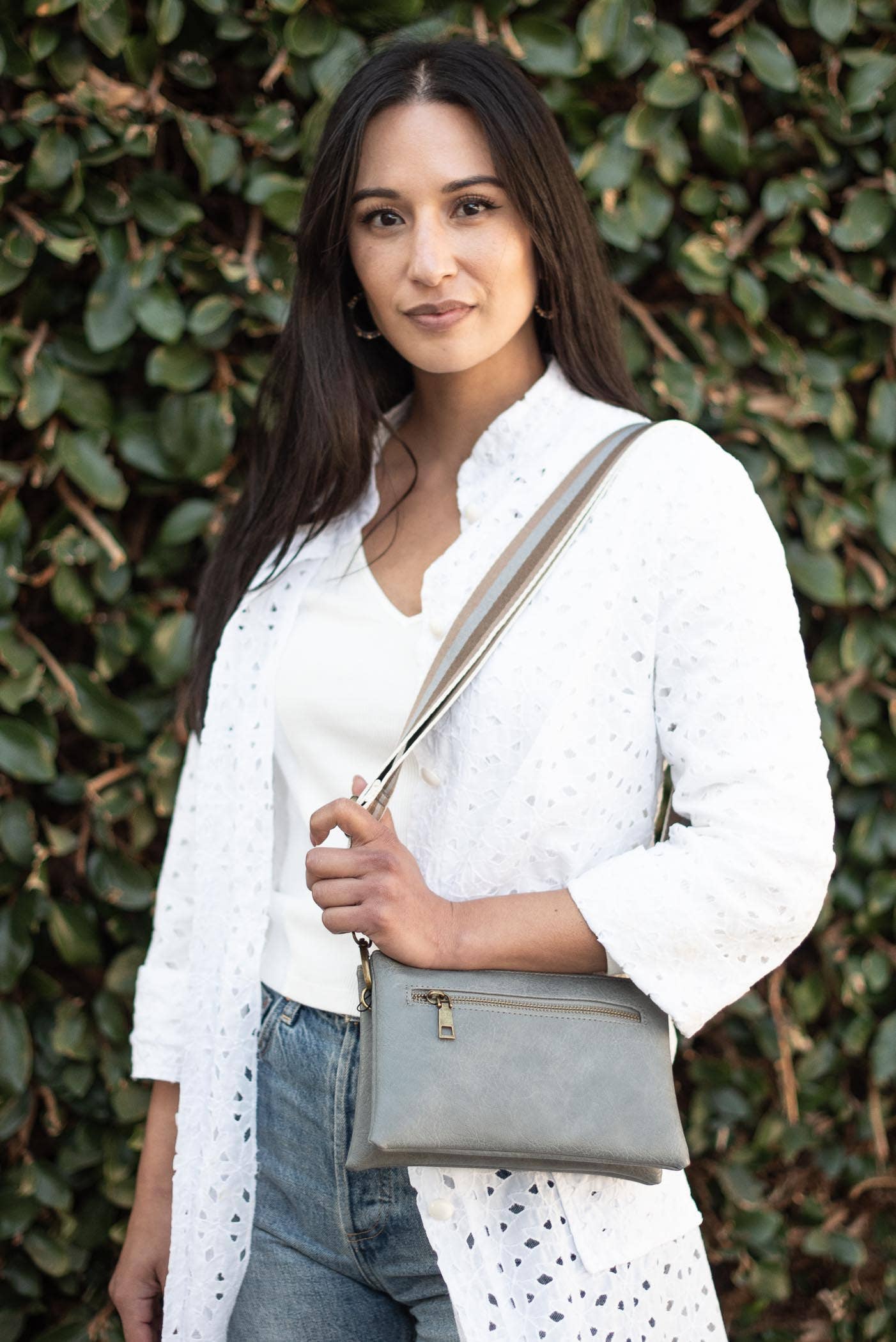 Chloe 3317 cross body or wristlet: Rose Gold - Liz Soto