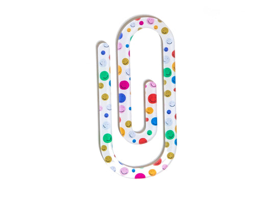 Happy Face Jumbo Paperclip