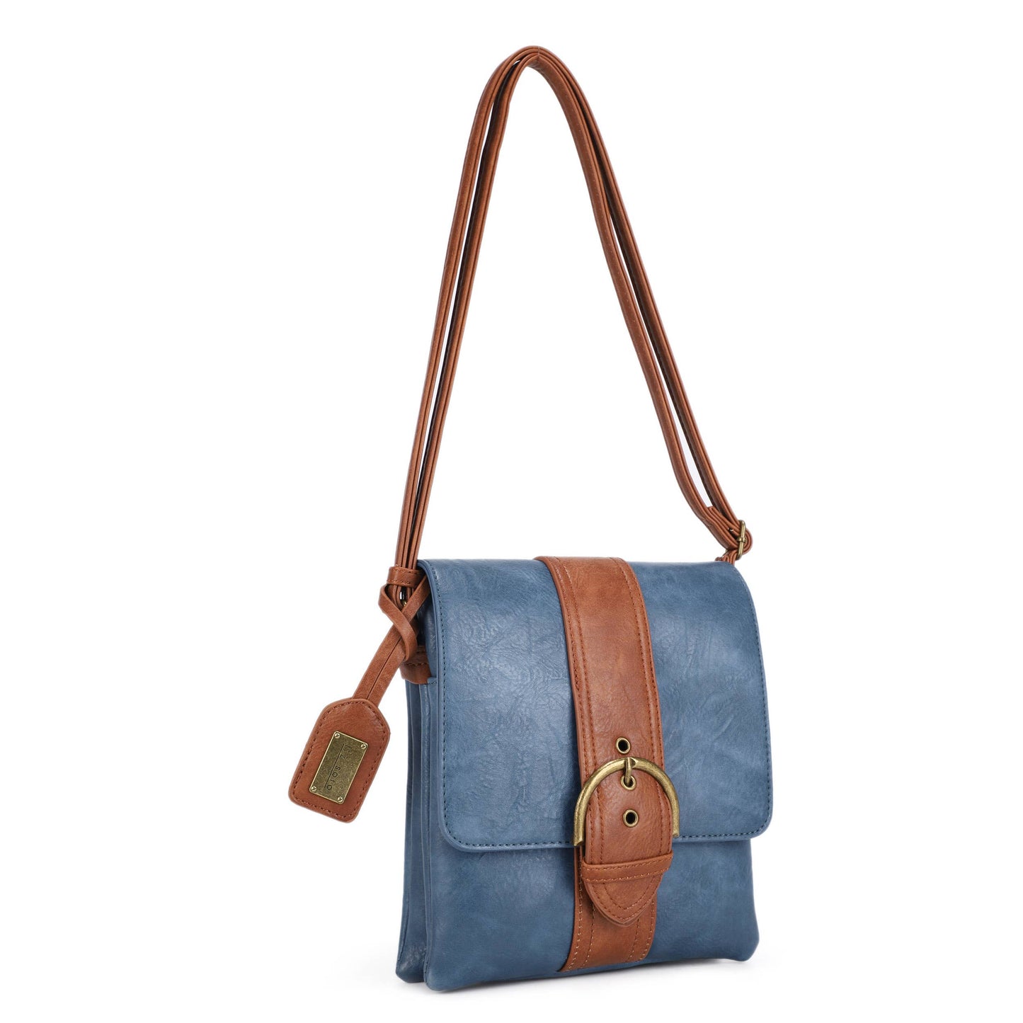 Julia 3325 Cross Body: Brown - Liz Soto