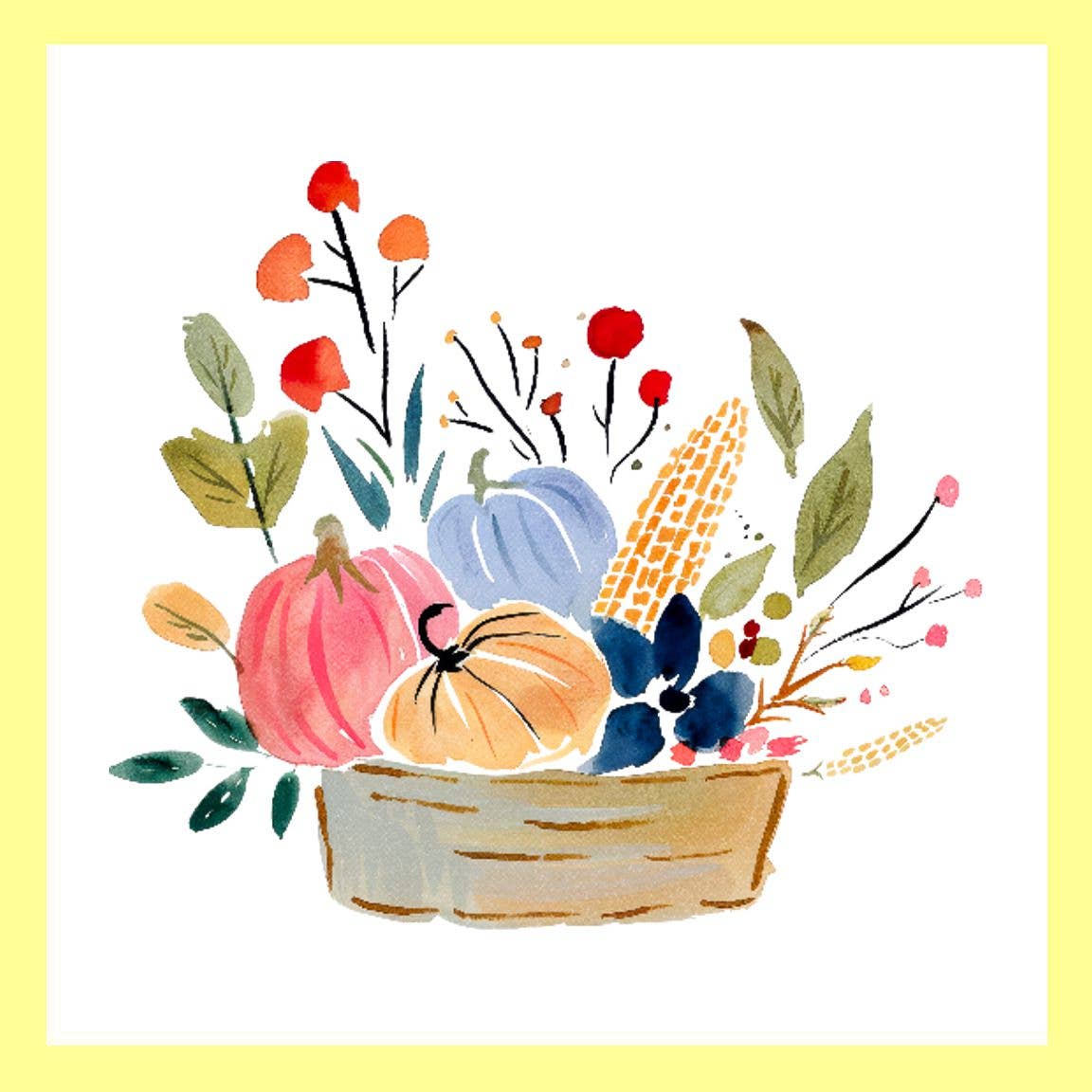 Harvest Blooms Square Pillow Swap