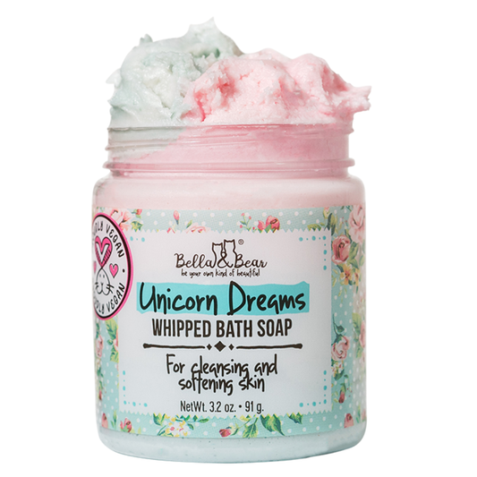 Unicorn Dreams Whipped Bath Soap | Shave Cream mini 3.2oz / Bella & Bear