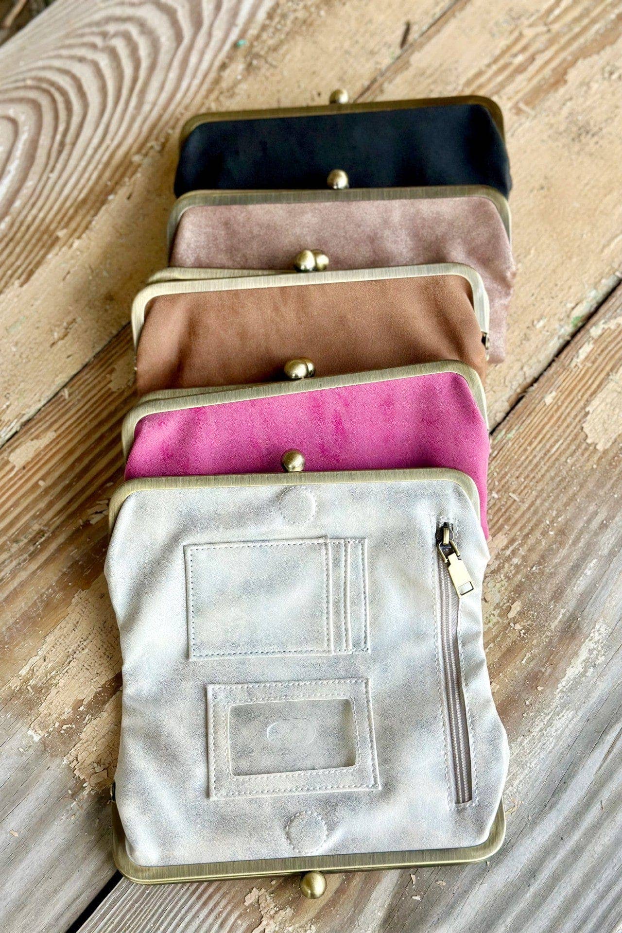 Karen Kiss Lock Clutch Bag: Mutiple Colors