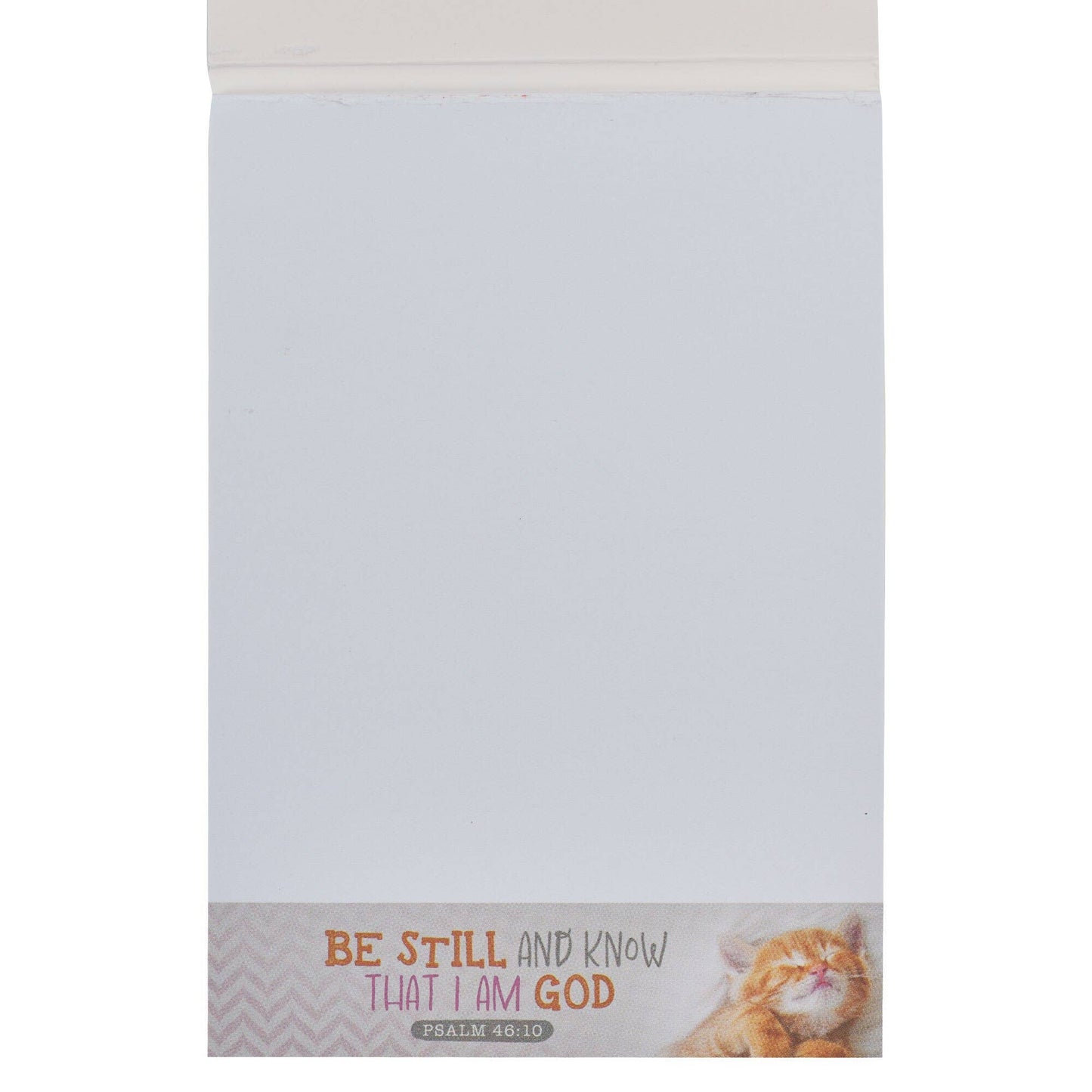 Notepad White Kitten Be Still & Know Ps. 46:10