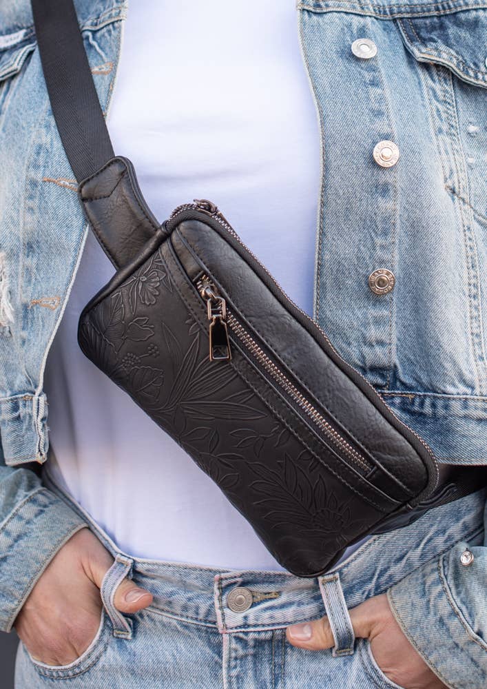 Mia 3319 Cross Body or Belt Bag: Bone - Liz Soto