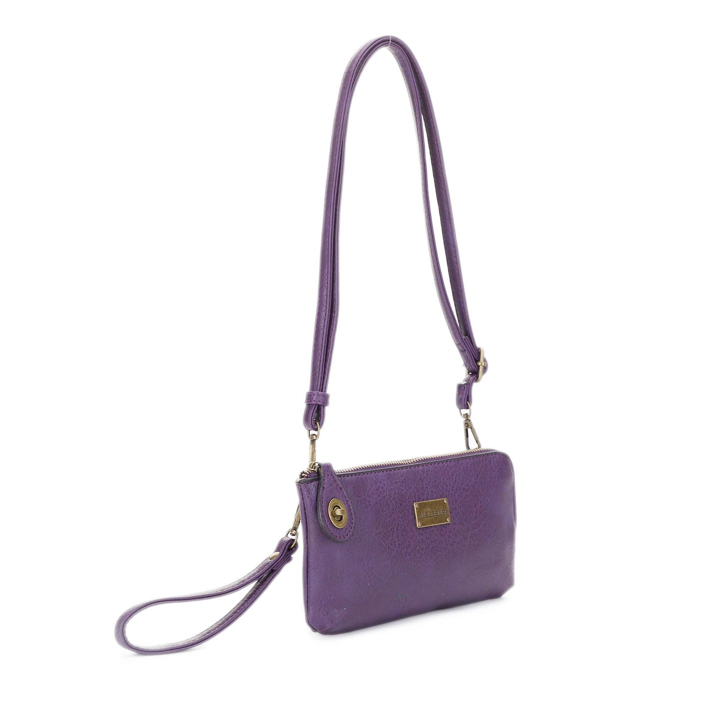 Tina 3307 cross-body, wallet, cell phone and wristlet: Grey / Cross body
