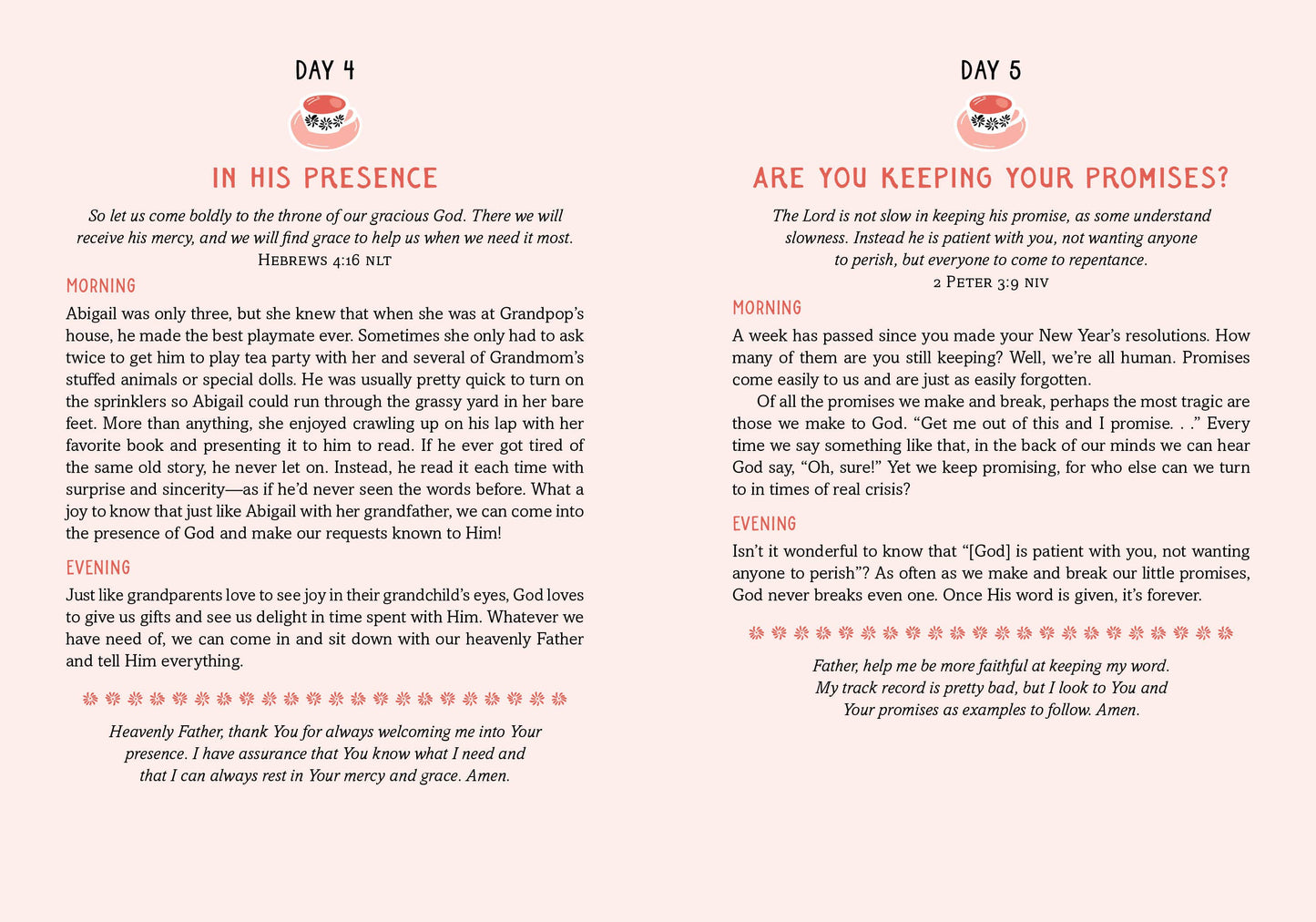 Daily Wisdom for Teen Girls Morning and Evening