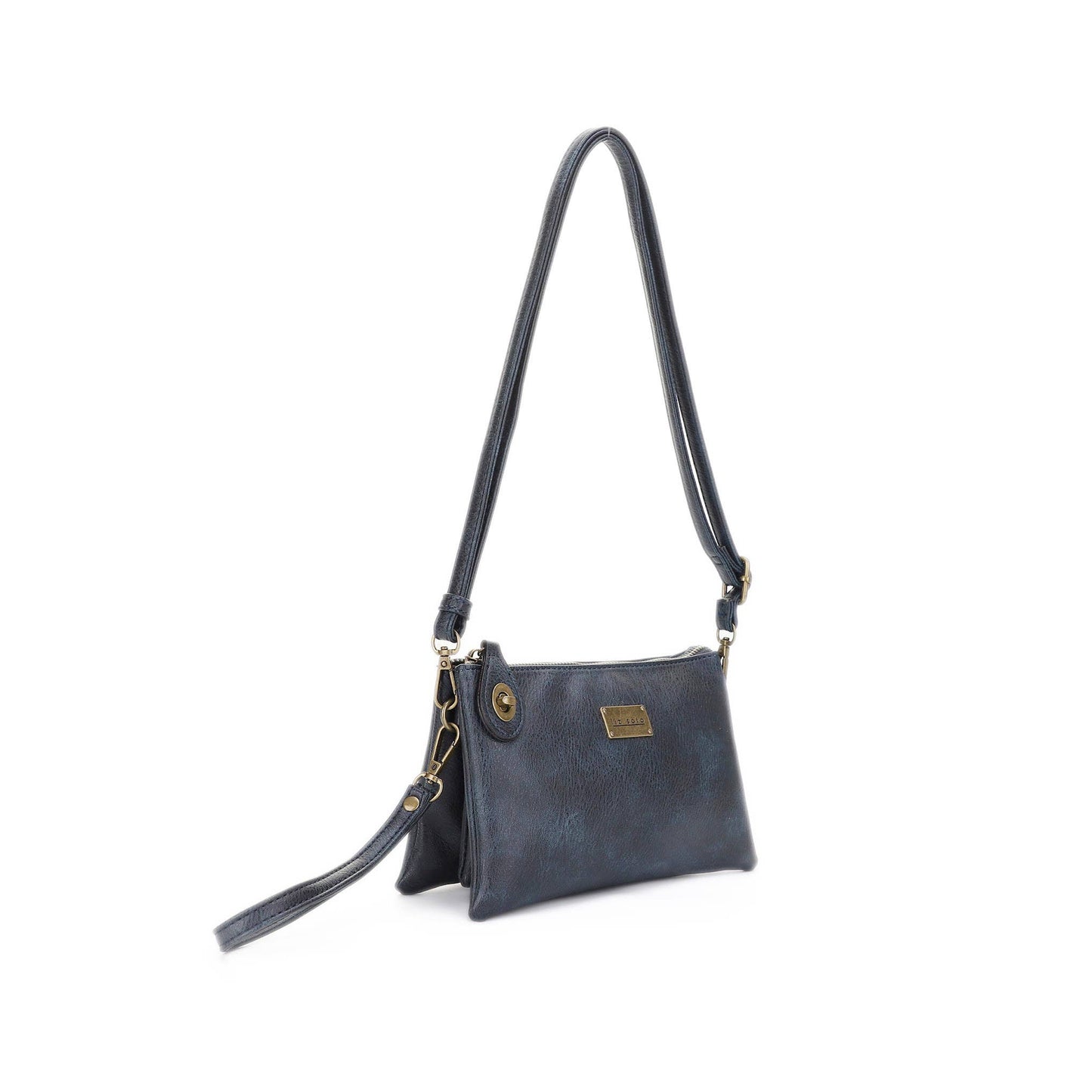 Ella 3311 cross-body and wristlet: Lt. Bronze / Cross body