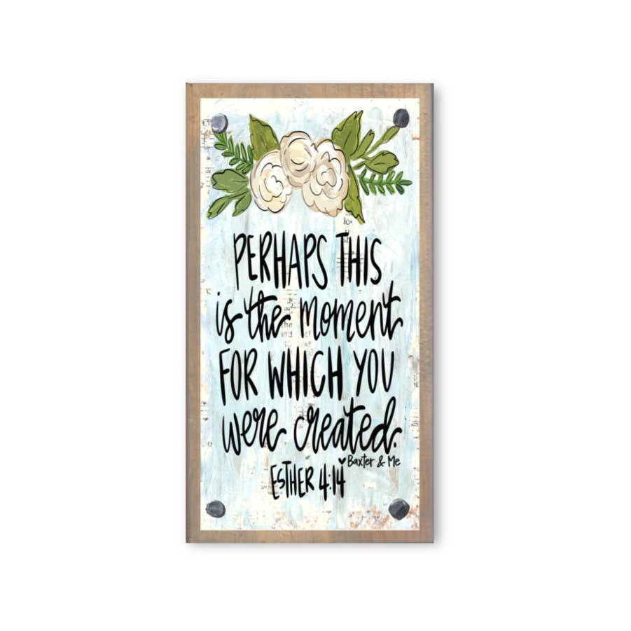 Moment You Were Created Driftwood Happy Block