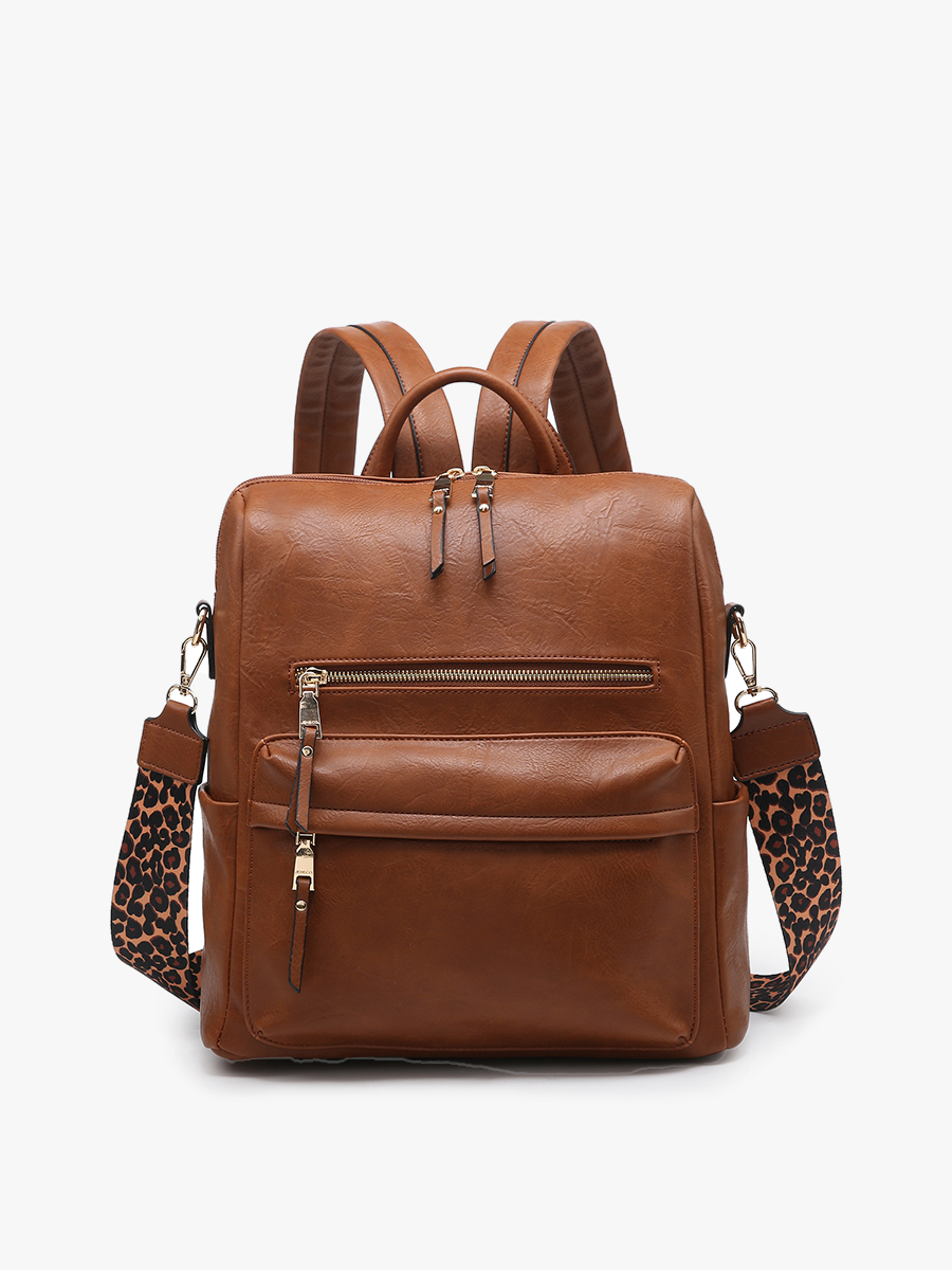 Amelia Convertible Backpack w/ Guitar Strap : Black