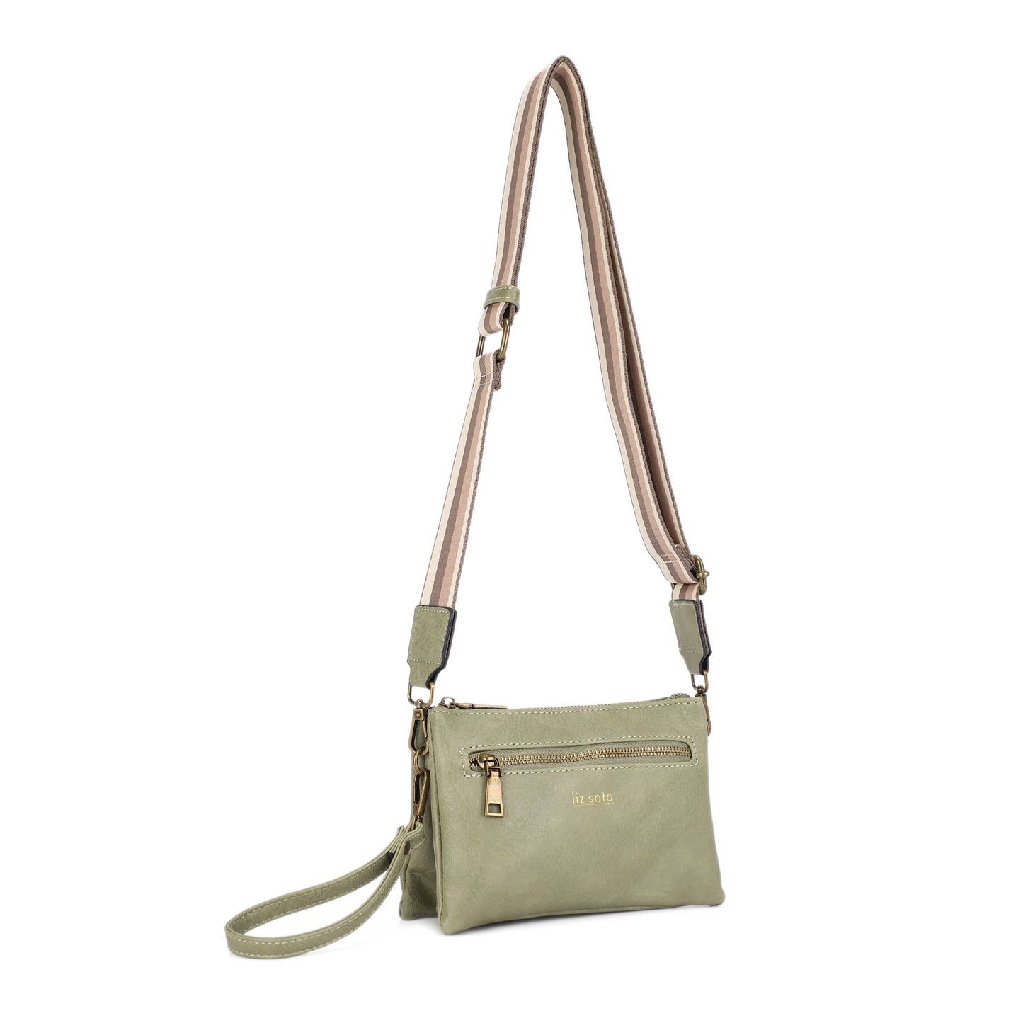 Chloe 3317 cross body or wristlet: Rose Gold - Liz Soto