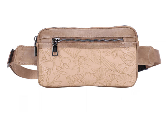 Mia 3319 Cross Body or Belt Bag: Sand - Liz Soto