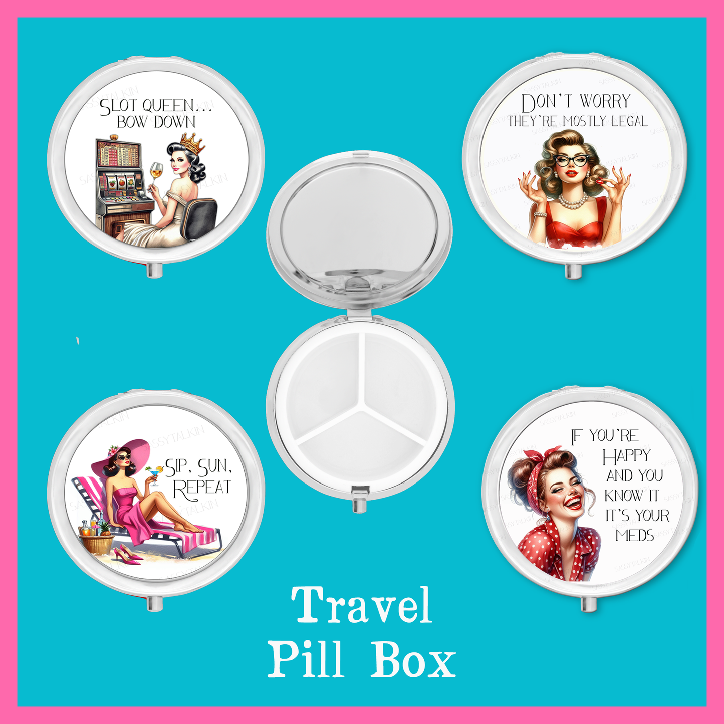 Purse Pill Box Organizer, My little problem solver