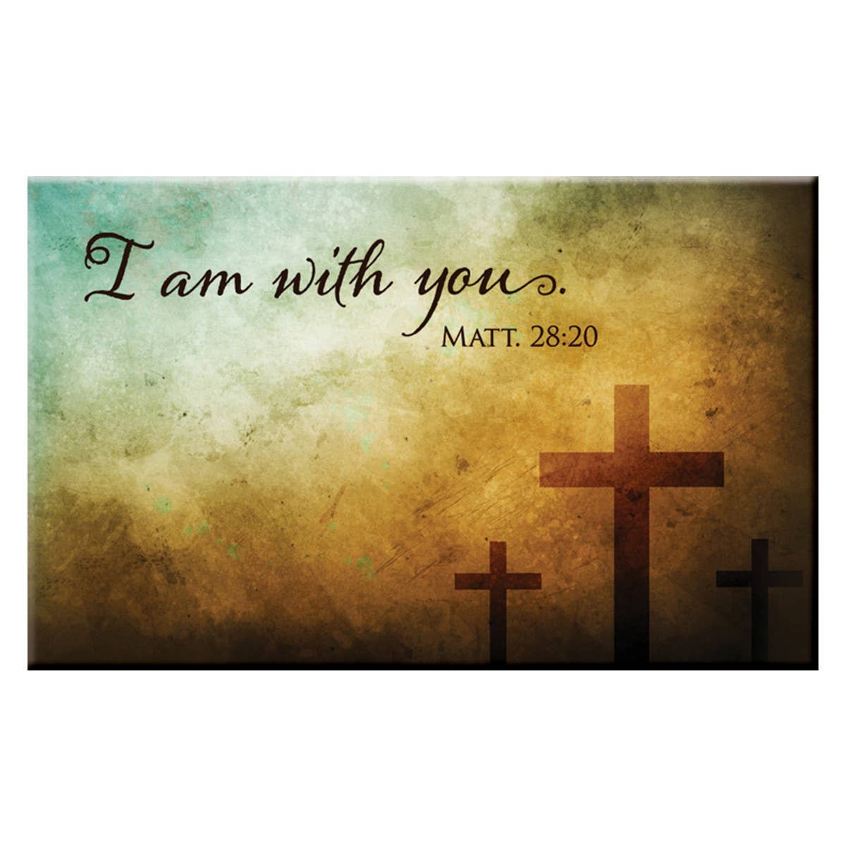 Magnet Crosses I am with You Matt. 28:20