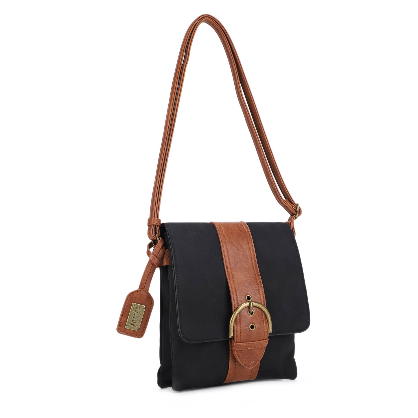 Julia 3325 Cross Body: Brown - Liz Soto