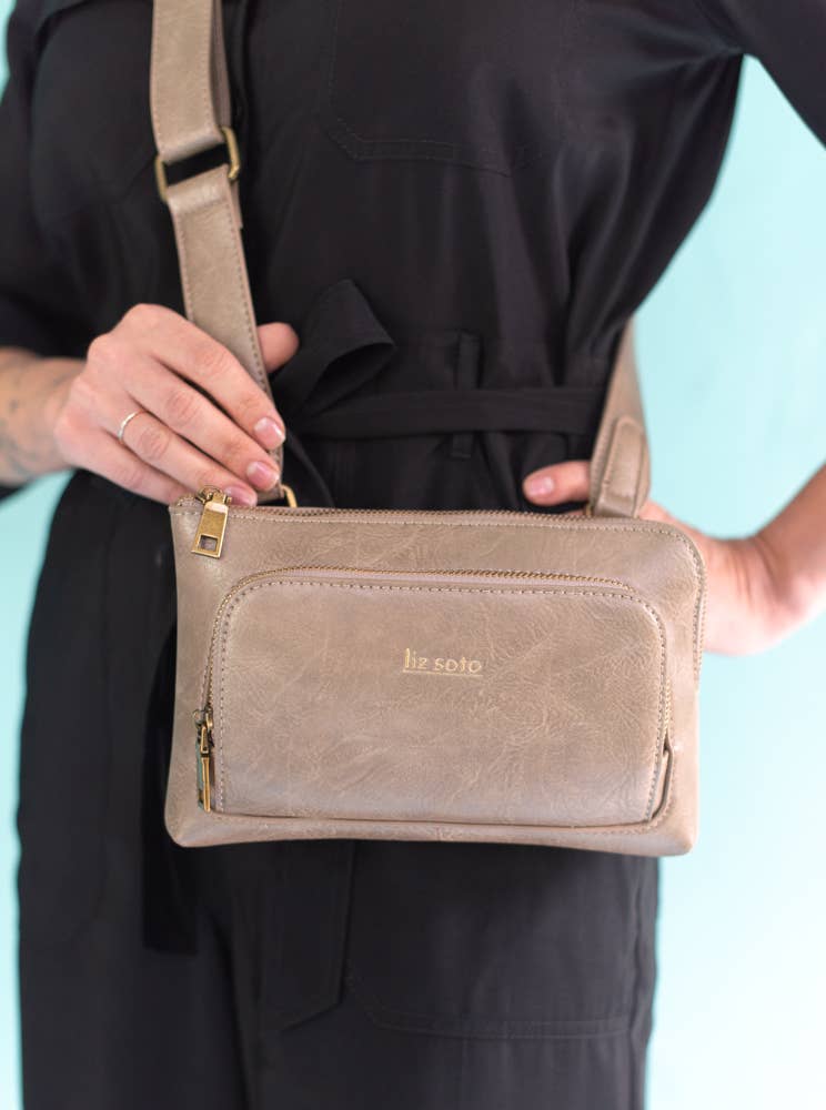 Jenni 3320 cross body: Lt. Bronze