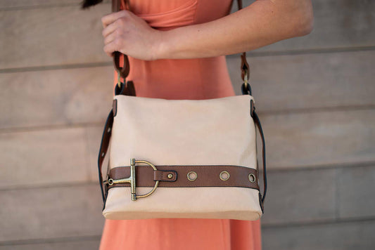 Anna Crossbody: Almond