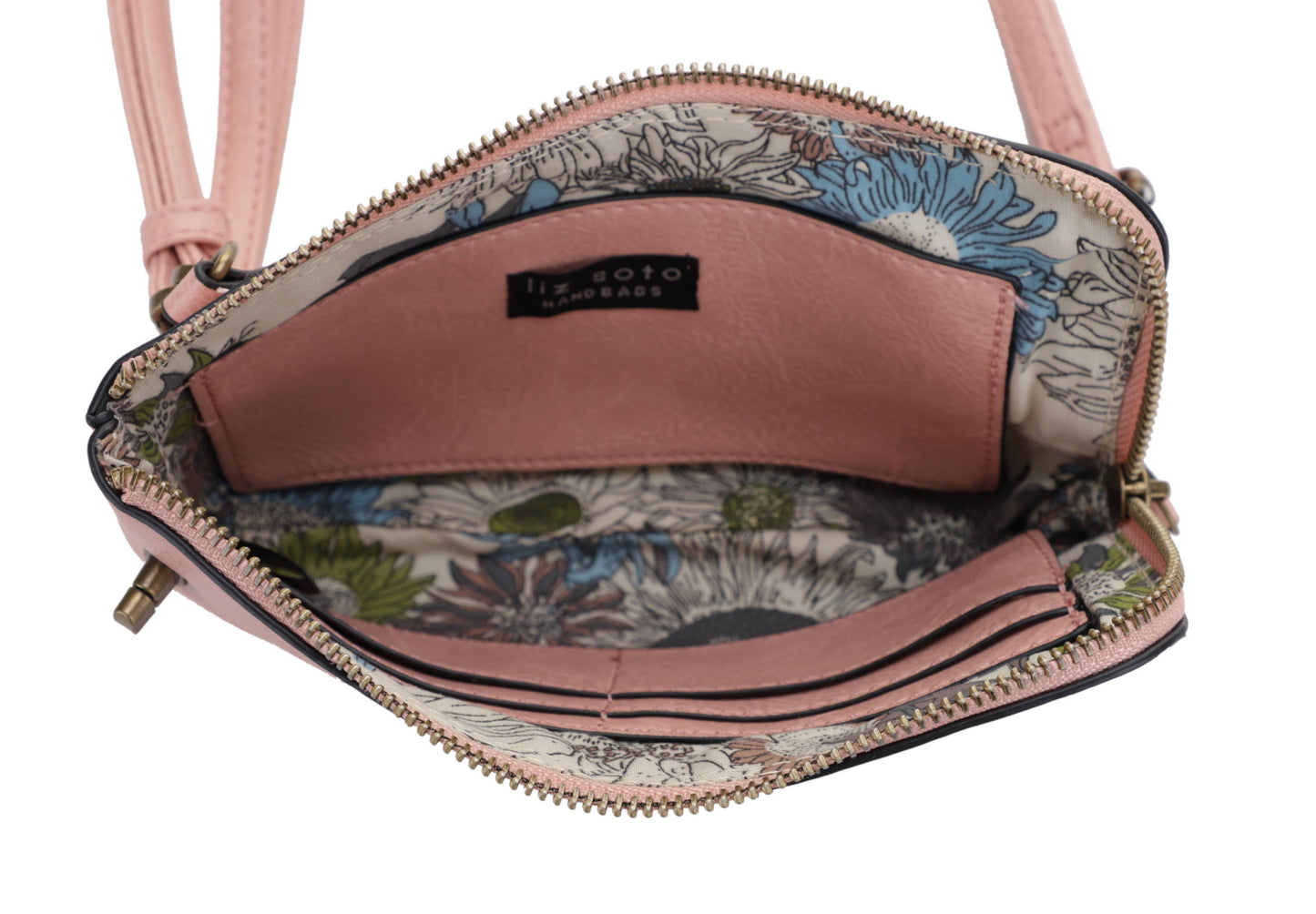 Tina 3307 cross-body, wallet, cell phone and wristlet: Dark Grey / Cross body