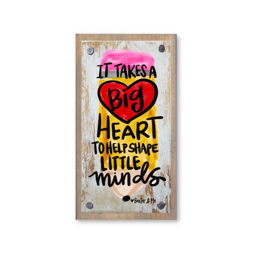 Shape Little Minds Driftwood Happy Block