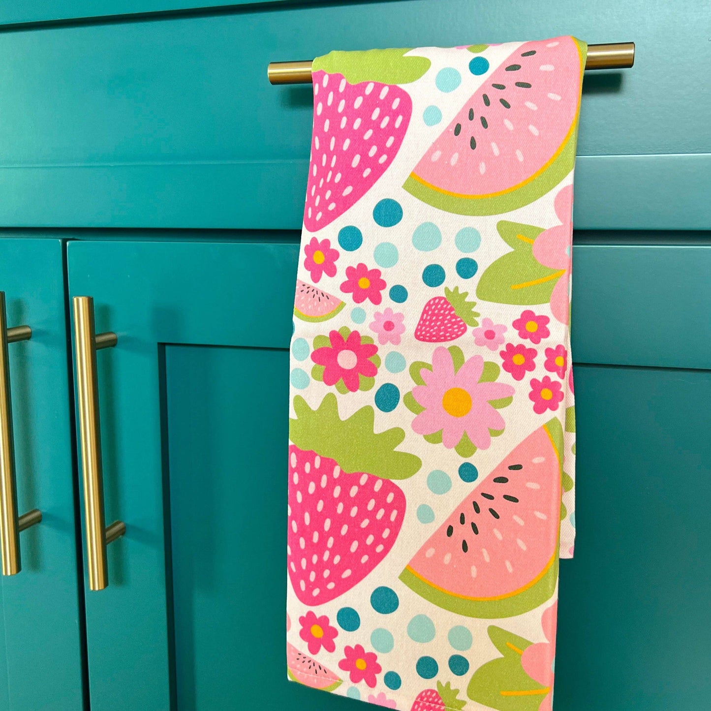 Cotton Tea Towel - Farmers Market *new and improved*