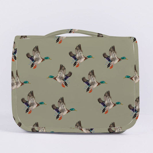 Green Mallard Duck Shower Tote