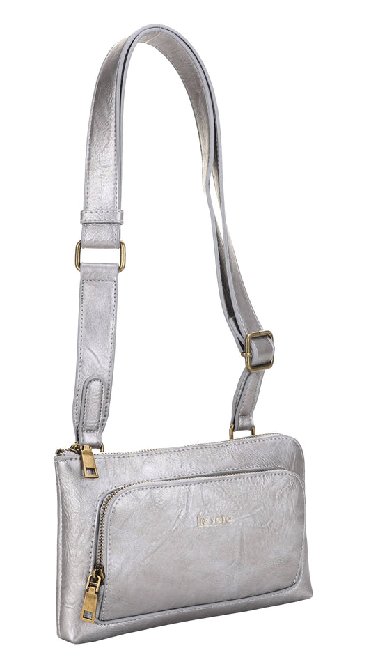 Liz Soto Jenni 3320 cross body: Lt. Pewter
